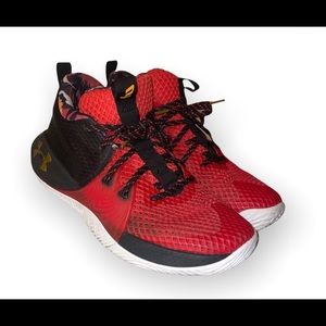 UNDER ARMOUR Joel Embiid 1 Chinese Lunar New Year Versa Red Black Shoes